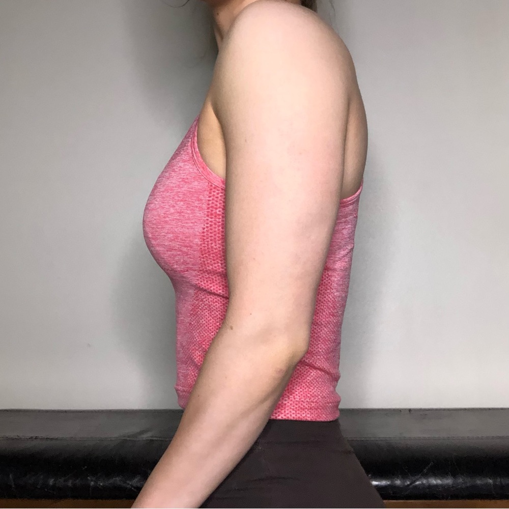 SOLD Gymshark Crop Tank Top Pink Size S - Picture 3 of 5